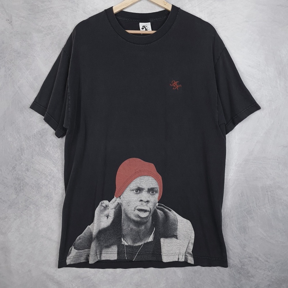Akomplice Dave Chappelle Shirt Mens Large Black Tyrone Biggums Y2K Promo